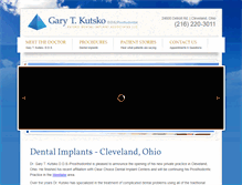 Tablet Screenshot of drkutsko.com